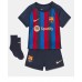 Barcelona Ansu Fati #10 kläder Barn 2022-23 Hemmatröja Kortärmad (+ korta byxor)